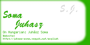 soma juhasz business card